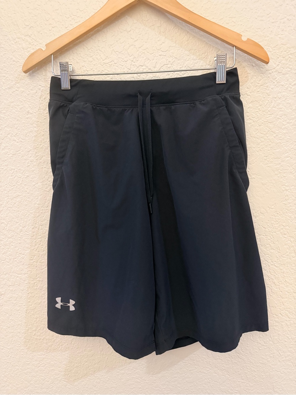 Under Armour Black Men's Athletic Shorts with Reflective Logo